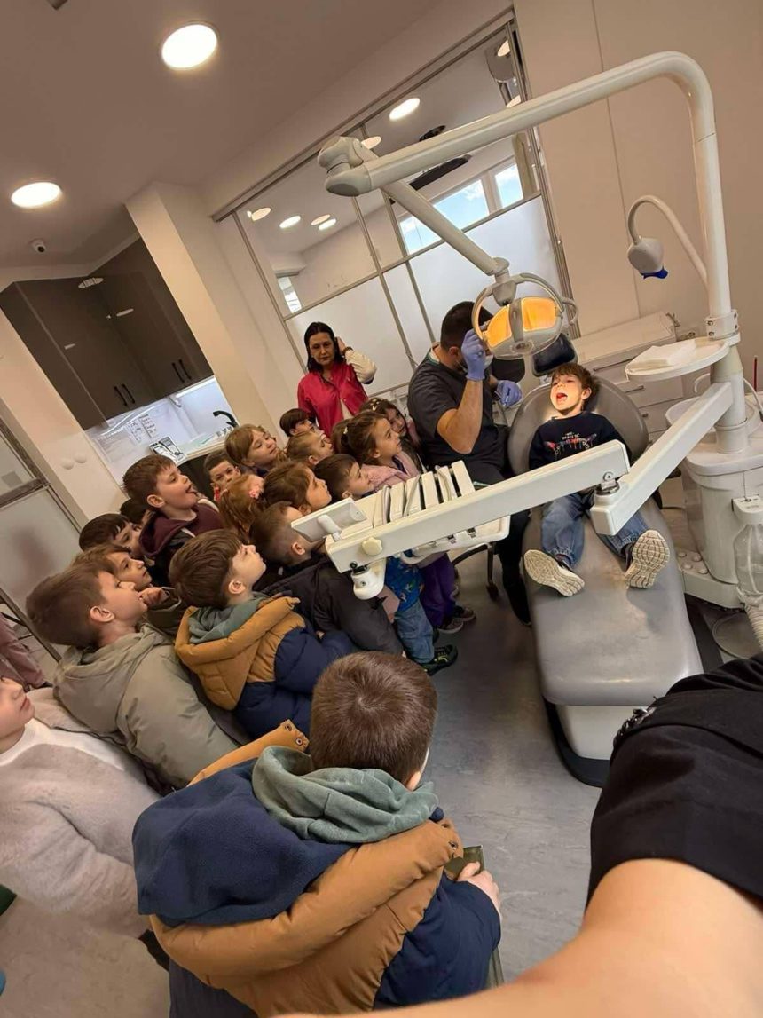 Светскиот ден за грижа на здравјето (07.04.2025г) го одбележавме со посета на Стоматолошка ординација Др.Јетон Жута.